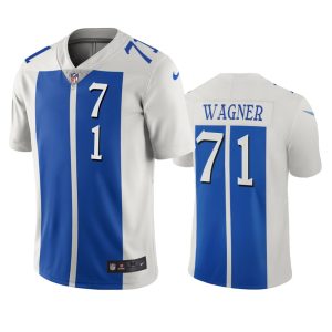 Graceful Alluring Exquisite Detroit Lions #71 Rick Wagner White Blue Vapor Limited City Edition NFL Jersey