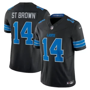 Graceful Alluring Fabulous Sleek Amon-Ra St. Brown Detroit Lions Nike 2nd Alternate Vapor F.U.S.E. Limited Jersey - Black
