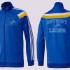 Graceful Smart Stylish Authentic NFL Detroit Lions Heart Jacket Blue_2