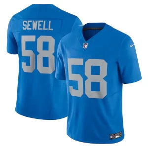 Handsome Elegant Exquisite Classic Penei Sewell Detroit Lions Nike Vapor F.U.S.E. Alternate Limited Jersey - Blue