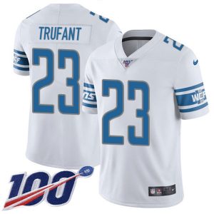 Handsome Marvelous Exquisite Sleek Lions #23 Desmond Trufant White Youth Stitched NFL 100th Season Vapor Untouchable Limited Jersey
