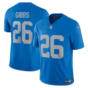 Handsome Outstanding Jahmyr Gibbs Detroit Lions Nike Vapor F.U.S.E. Alternate Limited Jersey - Blue