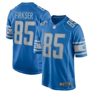 Handsome Premium Smart Dashing Anthony Firkser Detroit Lions Nike Team Game Jersey - Blue