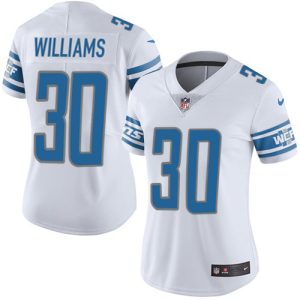High Quality Elegant Premium Attractive Lions #30 Jamaal Williams White Women's Stitched NFL Vapor Untouchable Limited Jersey