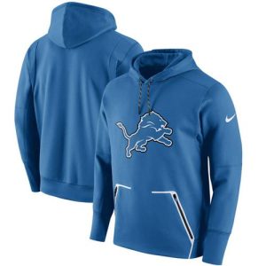 High Quality Sleek Cool Men's Detroit Lions Royal Champ Drive Vapor Speed Pullover Hoodie