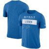 Impressive Exclusive Marvelous Stunning Men's Detroit Lions Blue Sideline Legend Lift Performance T-Shirt