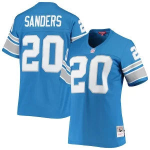 Impressive Handsome Premium Barry Sanders Detroit Lions Women's 1996 Legacy Replica Jersey - Blue