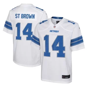 Impressive Trendy Amon-Ra St. Brown Detroit Lions Nike Youth Player Game Jersey - White