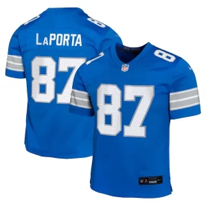 Luxurious Exquisite Sam LaPorta Detroit Lions Nike Youth Team Player Game Jersey - Blue