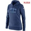 Luxurious Eye - catching Fantastic Handsome Women's Detroit Lions Heart & Soul Pullover Hoodie Dark Blue