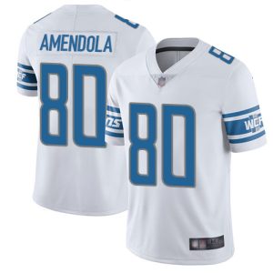 Luxurious Fantastic Gorgeous Alluring Lions #80 Danny Amendola White Men's Stitched NFL Vapor Untouchable Limited Jersey