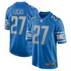 Marvelous Stylish Chic Modern Chase Lucas Detroit Lions Nike Team Game Jersey - Blue