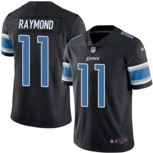 Marvelous Unique Elegant Lions #11 Kalif Raymond Black Men's Stitched NFL Limited 2016 Salute to Service Jersey