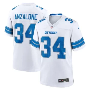 Outstanding Exclusive Graceful Alex Anzalone Detroit Lions Nike White Game Jersey - White