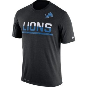 Outstanding Fantastic Sleek Superb Men's Detroit Lions Practice Legend Performance T-Shirt Black