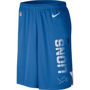 Outstanding Marvelous Smart Detroit Lions Sideline Player Knit Performance Shorts Blue