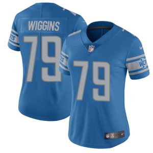Premium Authentic Graceful Lions #79 Kenny Wiggins Blue Team Color Women's Stitched NFL Vapor Untouchable Limited Jersey