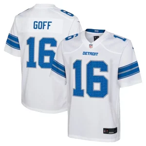 Premium Classic Jared Goff Detroit Lions Nike Youth Player Game Jersey - White
