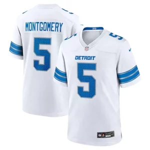 Premium Fantastic Sleek David Montgomery Detroit Lions Nike Game Jersey - White