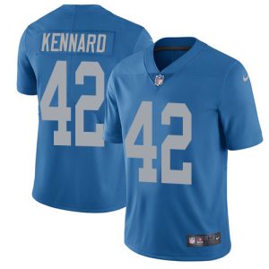 Sleek Attractive Fabulous Lions #42 Devon Kennard Blue Throwback Youth Stitched NFL Vapor Untouchable Limited Jersey
