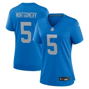 Sleek Stunning David Montgomery Detroit Lions Nike Women's Alternate Game Jersey - Blue