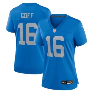 Smart Classic Elegant Graceful Jared Goff Detroit Lions Nike Women's Alternate Game Jersey - Blue