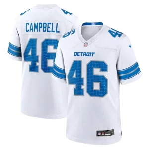 Smart Classic Stunning Jack Campbell Detroit Lions Nike White Game Jersey - White