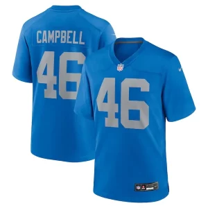 Smart Comfortable Jack Campbell Detroit Lions Nike Alternate Game Jersey - Blue