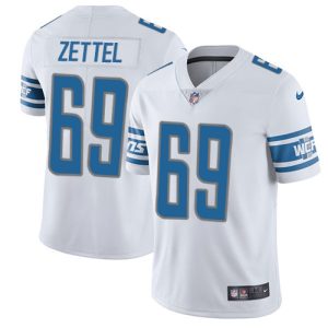 Smart Exclusive Lions #69 Anthony Zettel White Youth Stitched NFL Vapor Untouchable Limited Jersey