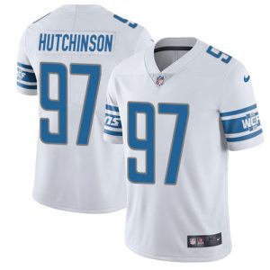 Smart Trendy Lions #97 Aidan Hutchinson White Men's Stitched NFL Vapor Untouchable Limited Jersey