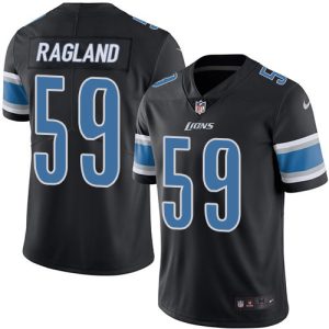 Smart Unique Lions #59 Reggie Ragland Black Men's Stitched NFL Limited Rush Jersey