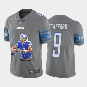 Stunning Elegant Graceful Authentic Detroit Lions #9 Matthew Stafford Men's Player Signature Moves Vapor Limited NFL Jersey Gray