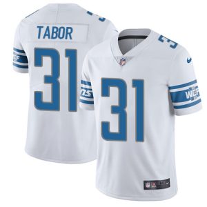 Stunning Exclusive Unique Attractive Lions #31 Teez Tabor White Men's Stitched NFL Vapor Untouchable Limited Jersey