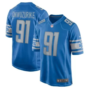 Stunning Fabulous Levi Onwuzurike Detroit Lions Nike Player Game Jersey - Blue