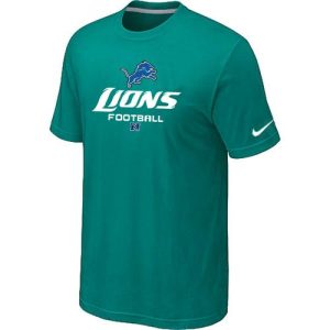 Stunning Stylish Luxurious Detroit Lions Critical Victory NFL T-Shirt Teal Green