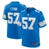 Stylish Dashing Nate Lynn Detroit Lions Nike Game Jersey - Blue