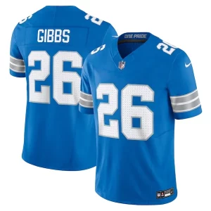 Stylish Premium Attractive Elegant Jahmyr Gibbs Detroit Lions Nike Vapor F.U.S.E. Limited Jersey - Blue