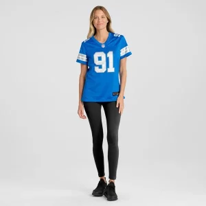 Superb Attractive Exclusive Levi Onwuzurike Detroit Lions Nike Women's Team Game Jersey - Blue