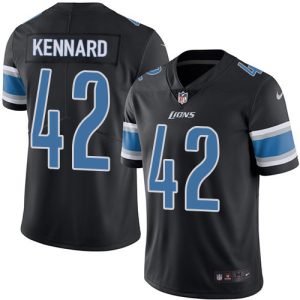 Superb Classic Attractive Impressive Lions #42 Devon Kennard Black Youth Stitched NFL Limited Rush Jersey