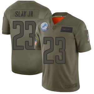 Superb Comfortable Eye - catching Stunning Lions #23 Darius Slay Jr Camo Men's Stitched NFL Limited 2019 Salute To Service Jersey