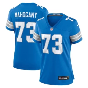 Superb Trendy Outstanding Christian Mahogany Detroit Lions Nike Women's Team Game Jersey - Blue