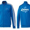 Trendy Exquisite High Quality NFL Detroit Lions Victory Jacket Blue_2