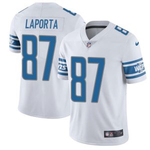 Trendy Fantastic Marvelous Lions #87 Sam LaPorta White Youth Stitched NFL Vapor Untouchable Limited Jersey