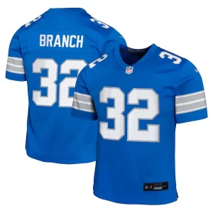 Trendy Outstanding Luxurious Brian Branch Detroit Lions Nike Youth Team Player Game Jersey - Blue