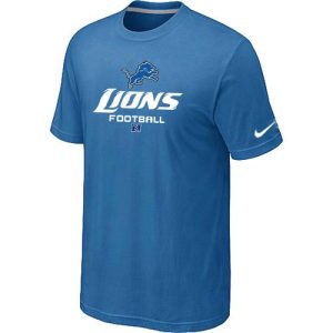 Trendy Sleek Graceful Premium Detroit Lions Critical Victory NFL T-Shirt Light Blue