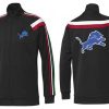 Trendy Stunning NFL Detroit Lions Team Logo Jacket Black_2