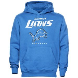 Unique Alluring Comfortable Fabulous Detroit Lions Critical Victory Pullover Hoodie Light Blue