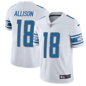 Unique Classic Elegant Trendy Lions #18 Geronimo Allison White Men's Stitched NFL Vapor Untouchable Limited Jersey