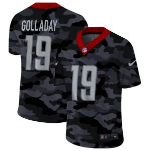 Unique Impressive Premium Detroit Lions #19 Kenny Golladay Men's 2020 Black CAMO Vapor Untouchable Limited Stitched NFL Jersey