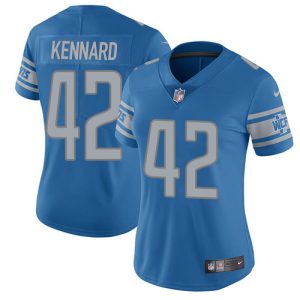 Unique Marvelous Lions #42 Devon Kennard Light Blue Team Color Women's Stitched NFL Vapor Untouchable Limited Jersey